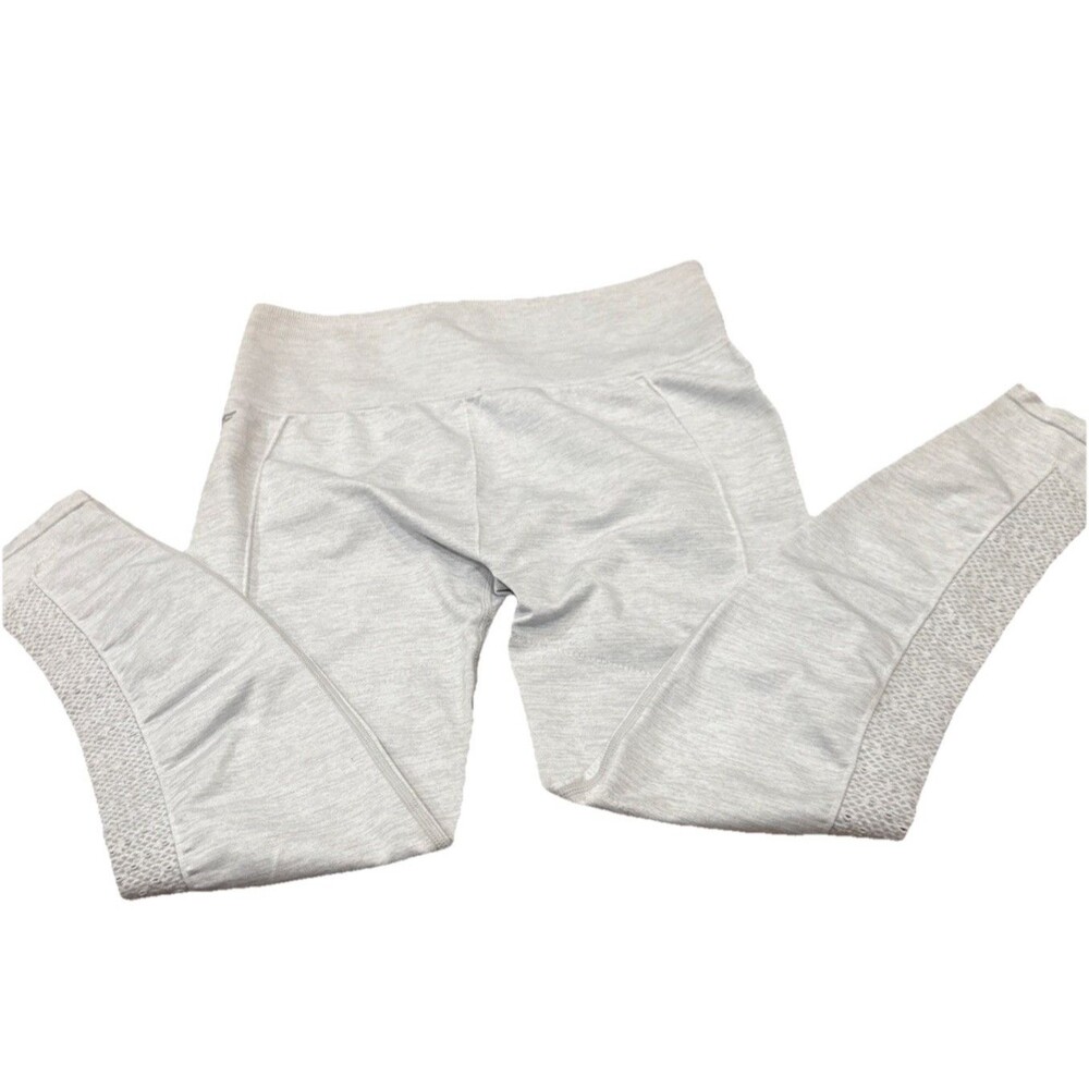 Fabletics Leggings Womens Large‎ Gray Sync High-Waisted Perforated 7/8 Leggings
